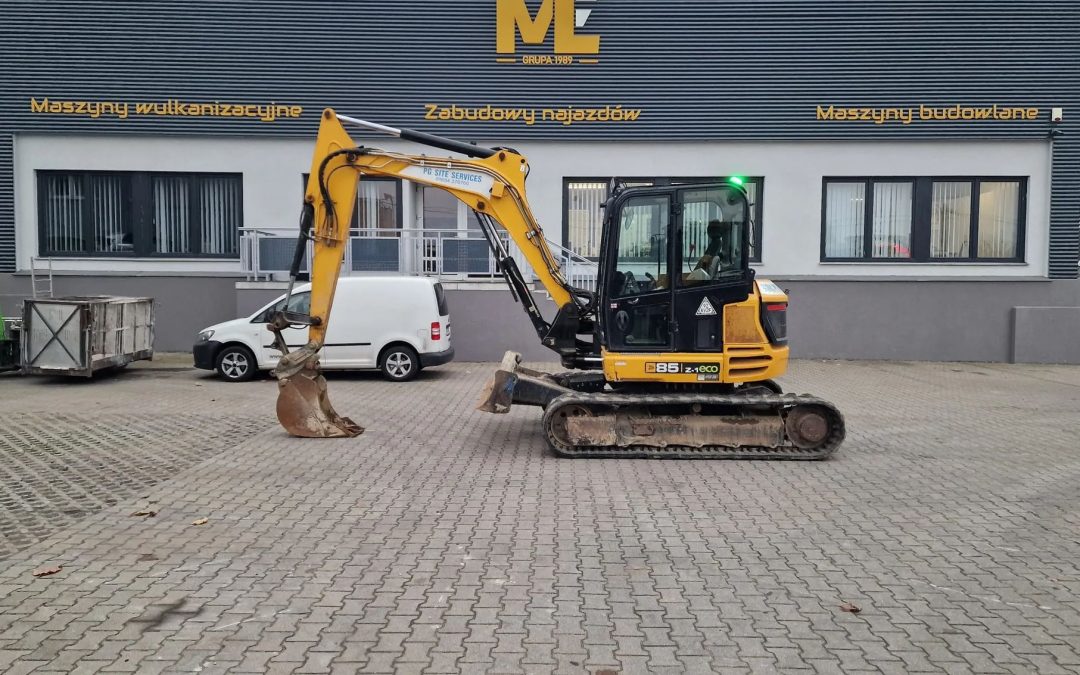 Koparka gąsienicowa JCB 85Z-1 eco rocznik 2018 + łyżka stan idealny.