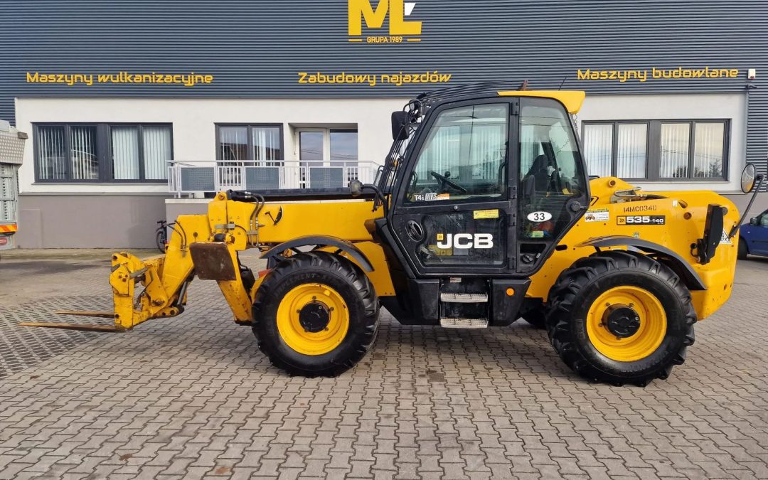 JCB 535-140 Ładowarka teleskopowa JCB 535-140 udt do 08/2025 + widły