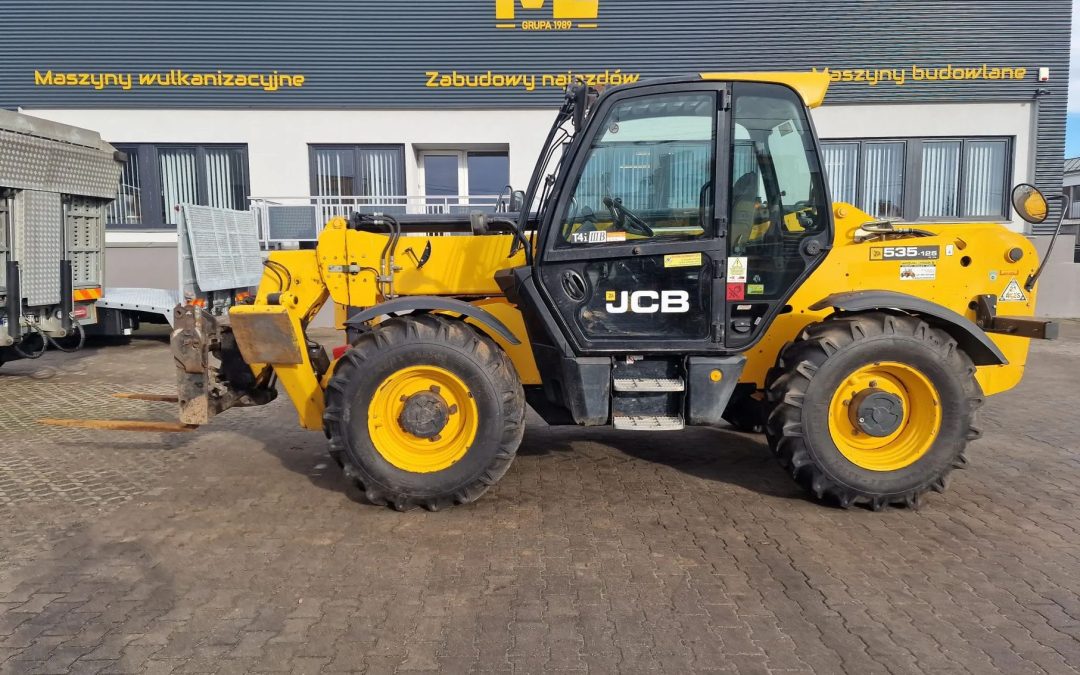 ładowarka teleskopowa JCB 535-125, jak Manitou, widły , aktualny UDT