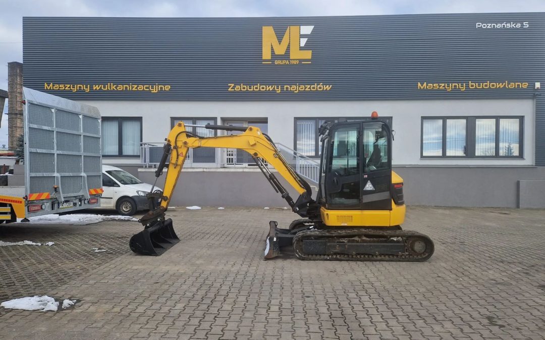 Koparka gąsienicowa JCB 48 Z-1 rocznik 2019 + łyżka, stan idealny.