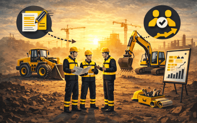 Maszyny budowlane a organizacja pracy zespołu na budowie