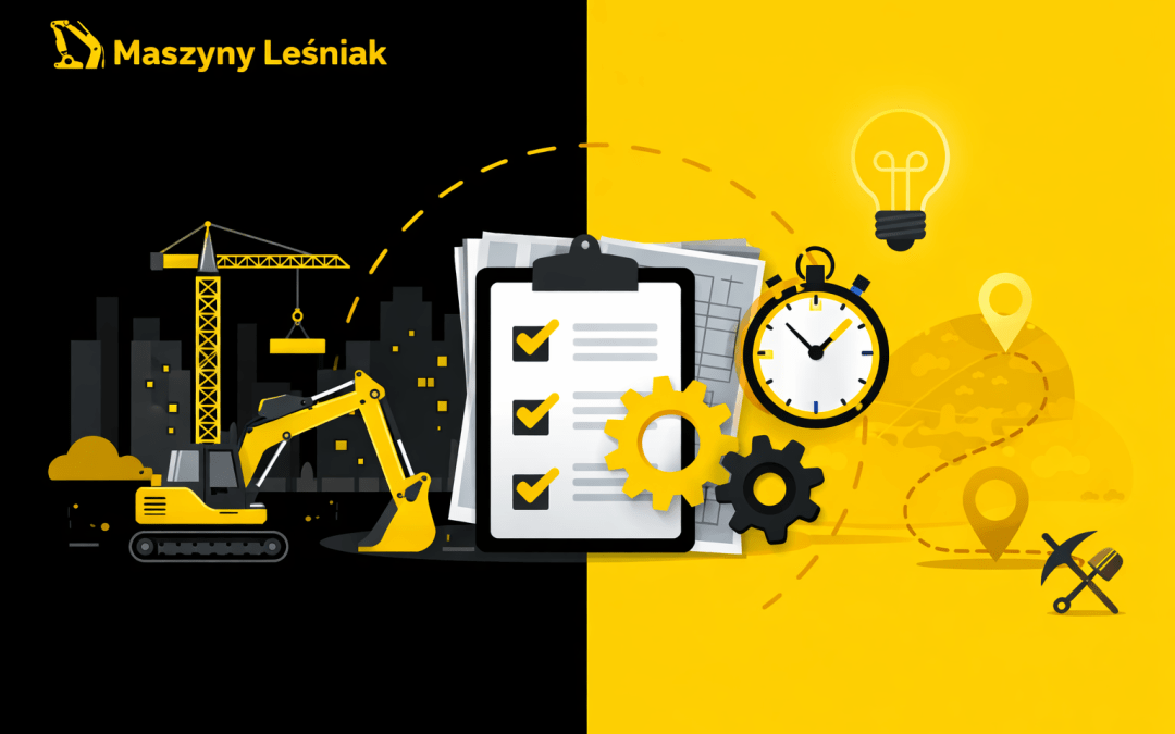 Maszyny budowlane na start inwestycji – jak dobrze zaplanować pierwszy etap robót?