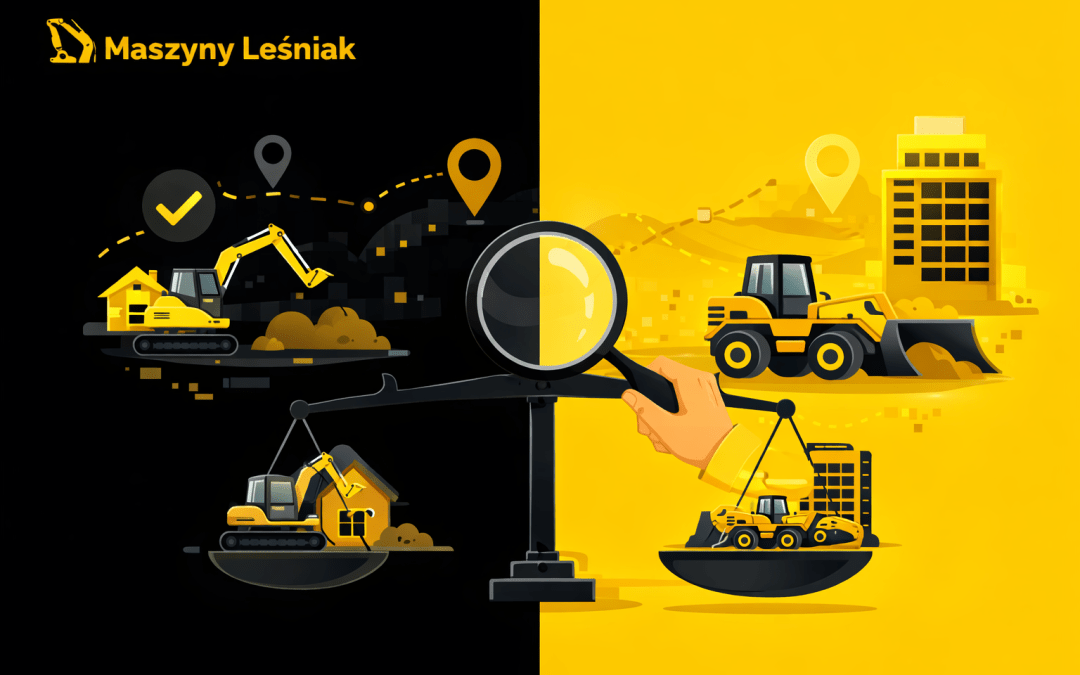 Maszyny budowlane w małych i średnich firmach – jak dobrać sprzęt do skali zleceń?